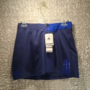 Adidas Women's Girl Reponse Skirt Skort Blue Large Climalite Polyester NWT